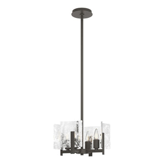 Hubbardton Forge - 131060-SKT-MULT-07-YR0719 - Arc 4-Light Semi-Flush/Pendant - Arc - Dark Smoke
