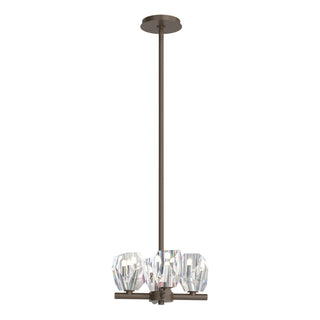 Hubbardton Forge - 131061-SKT-MULT-05-CR - Gatsby 4-Light Semi-Flush/Pendant - Gatsby - Bronze