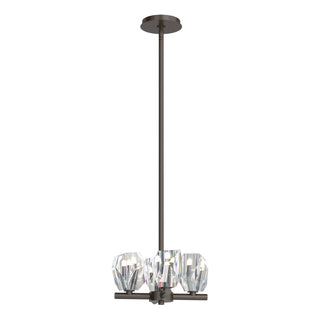 Hubbardton Forge - 131061-SKT-MULT-14-CR - Gatsby 4-Light Semi-Flush/Pendant - Gatsby - Oil Rubbed Bronze