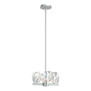 Hubbardton Forge - 131061-SKT-MULT-82-CR - Gatsby 4-Light Semi-Flush/Pendant - Gatsby - Vintage Platinum
