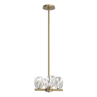 Hubbardton Forge - 131061-SKT-MULT-84-CR - Gatsby 4-Light Semi-Flush/Pendant - Gatsby - Soft Gold