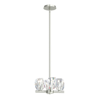 Hubbardton Forge - 131061-SKT-MULT-85-CR - Gatsby 4-Light Semi-Flush/Pendant - Gatsby - Sterling