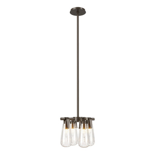 Hubbardton Forge - 131062-SKT-MULT-05-ZM0718 - Eos Semi-Flush/Pendant - Eos - Bronze