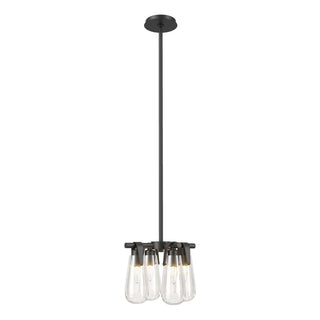 Hubbardton Forge - 131062-SKT-MULT-10-ZM0718 - Eos Semi-Flush/Pendant - Eos - Black