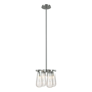 Hubbardton Forge - 131062-SKT-MULT-82-ZM0718 - Eos Semi-Flush/Pendant - Eos - Vintage Platinum