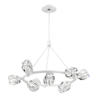 Hubbardton Forge - 131067-SKT-MULT-02-CR - Gatsby 9-Light Ring Pendant - Gatsby - White