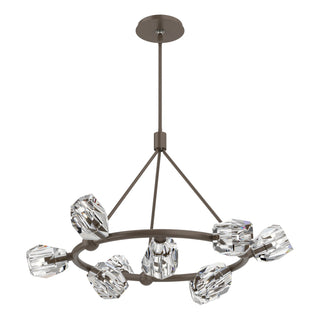 Hubbardton Forge - 131067-SKT-MULT-05-CR - Gatsby 9-Light Ring Pendant - Gatsby - Bronze