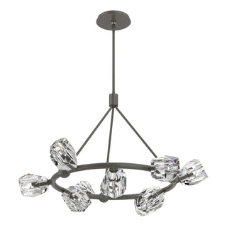 Hubbardton Forge - 131067-SKT-MULT-07-CR - Gatsby 9-Light Ring Pendant - Gatsby - Dark Smoke