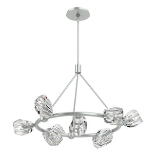 Hubbardton Forge - 131067-SKT-MULT-82-CR - Gatsby 9-Light Ring Pendant - Gatsby - Vintage Platinum