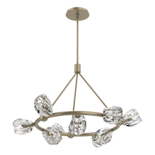 Hubbardton Forge - 131067-SKT-MULT-84-CR - Gatsby 9-Light Ring Pendant - Gatsby - Soft Gold