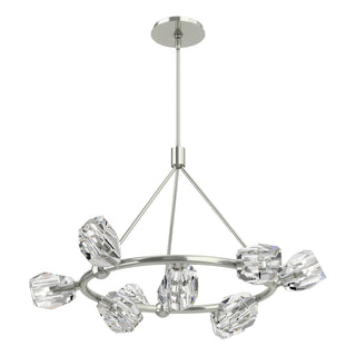 Hubbardton Forge - 131067-SKT-MULT-85-CR - Gatsby 9-Light Ring Pendant - Gatsby - Sterling
