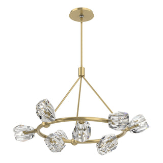 Hubbardton Forge - 131067-SKT-MULT-86-CR - Gatsby 9-Light Ring Pendant - Gatsby - Modern Brass