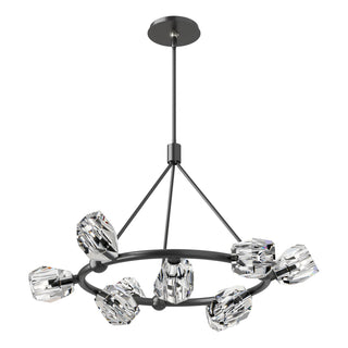 Hubbardton Forge - 131067-SKT-MULT-89-CR - Gatsby 9-Light Ring Pendant - Gatsby - Ink
