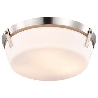 Rowen Three Light Flush Mount in Brushed Nickel