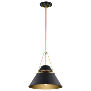 Adina One Light Pendant in Matte Black