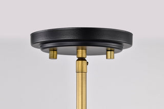 Adina One Light Pendant in Matte Black