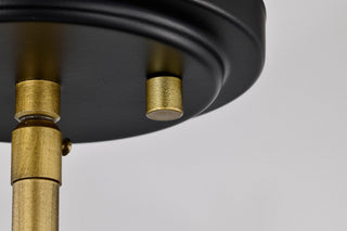 Adina One Light Pendant in Matte Black