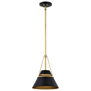 Adina One Light Pendant in Matte Black