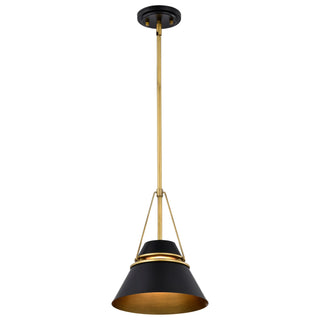 Adina One Light Pendant in Matte Black