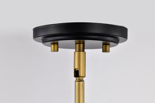 Adina One Light Pendant in Matte Black
