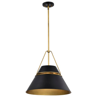Adina Three Light Pendant in Matte Black