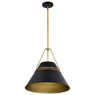 Adina Three Light Pendant in Matte Black