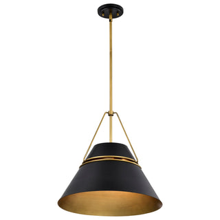 Adina Three Light Pendant in Matte Black