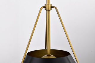 Adina Three Light Pendant in Matte Black