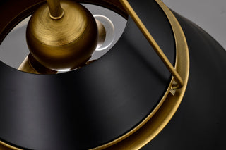 Adina Three Light Pendant in Matte Black