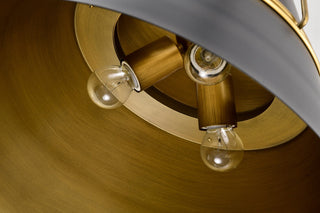 Adina Three Light Pendant in Matte Black