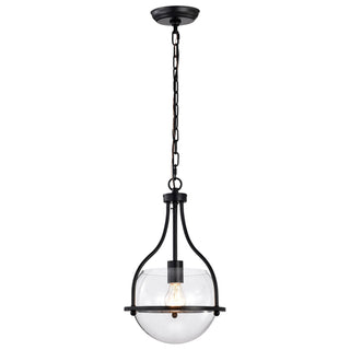 Amado One Light Pendant in Matte Black