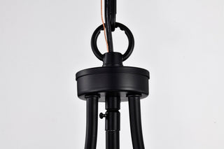 Amado One Light Pendant in Matte Black