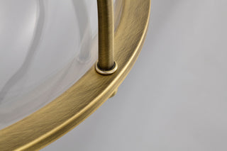 Amado Three Light Pendant in Vintage Brass