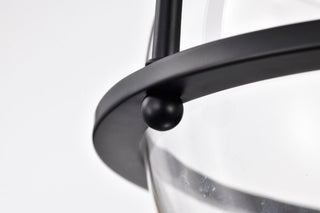 Amado Three Light Pendant in Matte Black