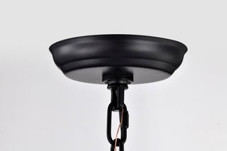 Amado Three Light Pendant in Matte Black