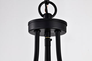 Amado Three Light Pendant in Matte Black