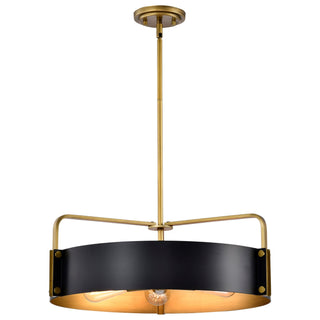Altos Five Light Pendant in Matte Black