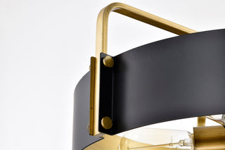 Altos Five Light Pendant in Matte Black