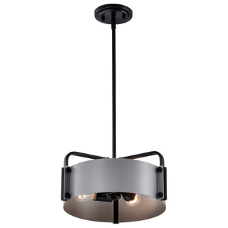Altos Three Light Pendant in Matte Gray