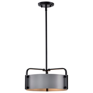 Altos Three Light Pendant in Matte Gray
