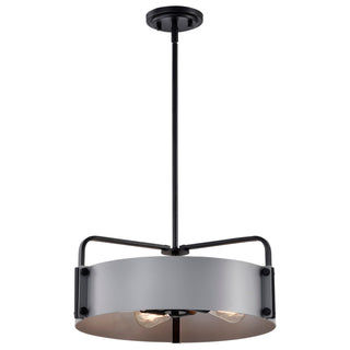 Altos Four Light Pendant in Matte Gray