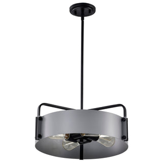 Altos Four Light Pendant in Matte Gray