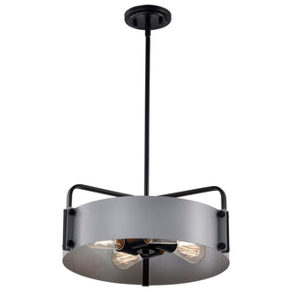 Altos Four Light Pendant in Matte Gray