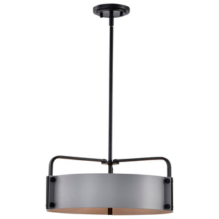 Altos Four Light Pendant in Matte Gray