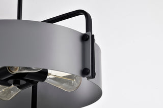 Altos Four Light Pendant in Matte Gray