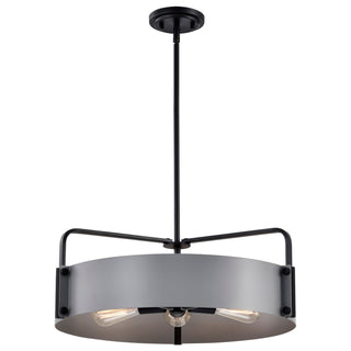 Altos Five Light Pendant in Matte Gray