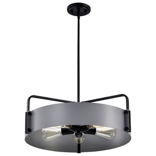 Altos Five Light Pendant in Matte Gray