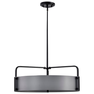 Altos Five Light Pendant in Matte Gray