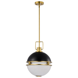 Everton Two Light Pendant in Matte Black