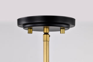 Admiral One Light Pendant in Matte Black